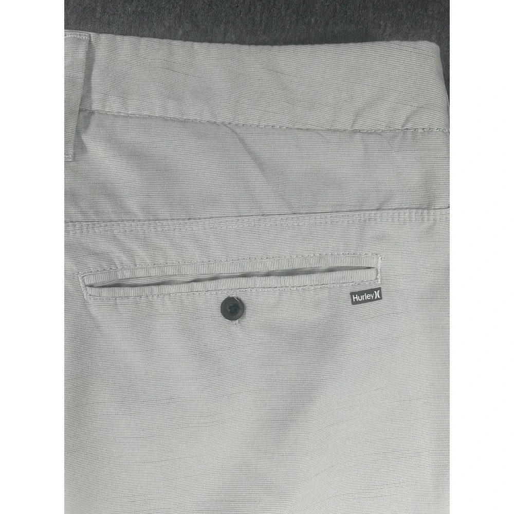 Hurley Phantom Men's Light Gray‎ PerformanceChino Shorts Size 34